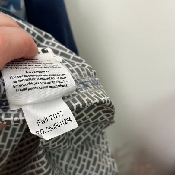 CARHARTT Waterproof Shoreline Vapor Jacket Dark Blue Digi Camo Sz L {B44} - Picture 8 of 8